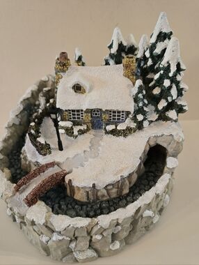Thomas Kincaid Waterfall Battery Operated Wibter Scene